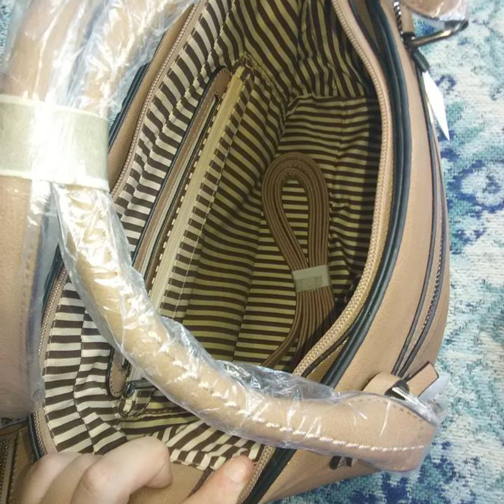NWT Diophy tan leather (pu) 3 bags for 1 - Picture 5 of 6